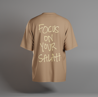Thumbnail for Oversized Focus on Your Salah T-Shirt